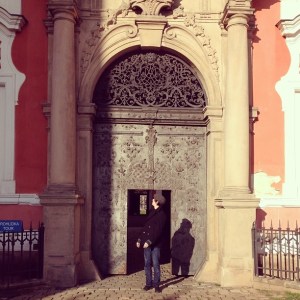 Monastery in Broumov where they serve coffee and beer on a Sunday. #tour #broumov